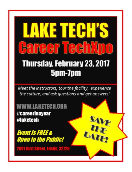 Career Techxpo Feb 23 2017 462x600 Friday Update 2/3/17