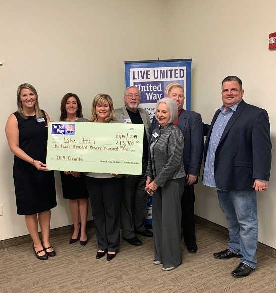 United Way Big Check Photo2 2019