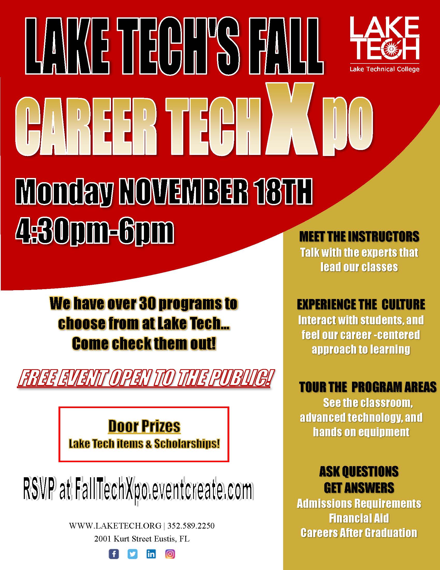 FALL TECHXPO 2019 110819 Friday Update 11/08/19