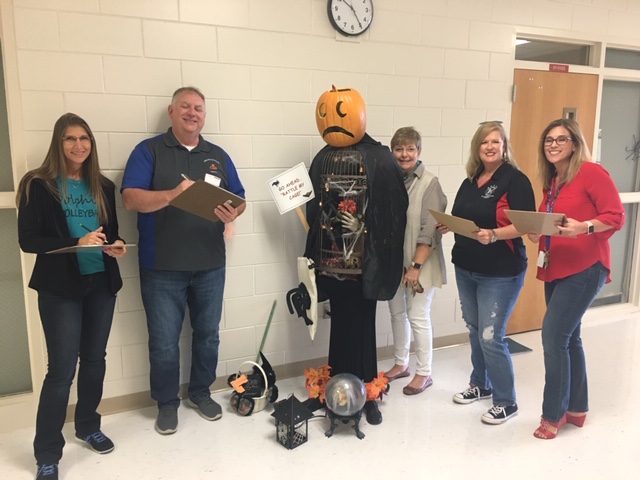 Scarecrow Judges 110119 Fall Festival a Big Success!