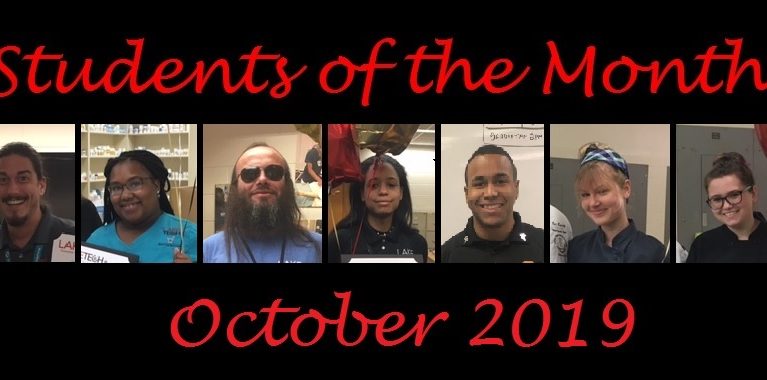 Student of the Month October 2019