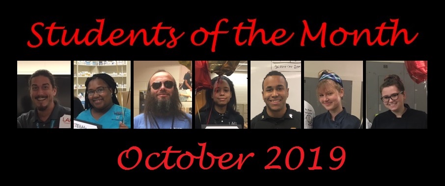 Student of the Month October 2019