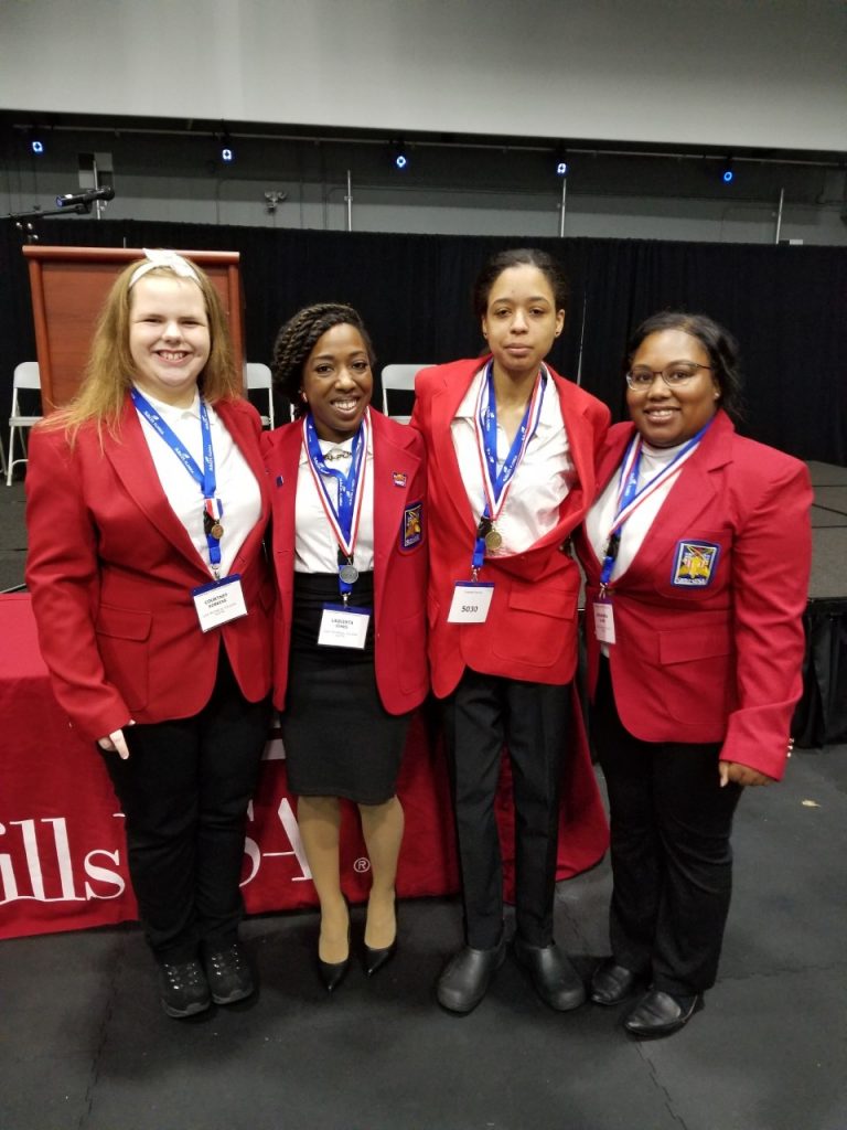 SkillsUSA Winners Baking and Pastry, Cosmetology, Customer Service