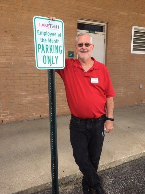 Employee of the month Bob Zehner 082820 On Campus and In The Community ~ 08/28/20