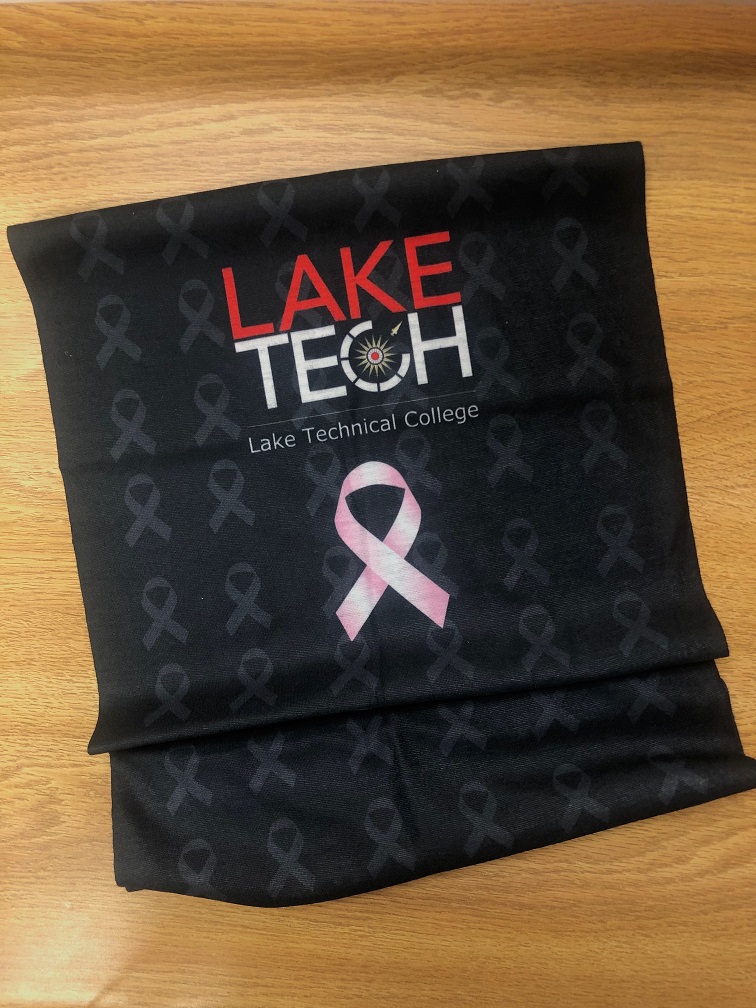 Breast Cancer Gaiter 100220 On Campus and In The Community ~ 10/30/20