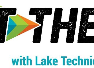 get there with lake tech logo