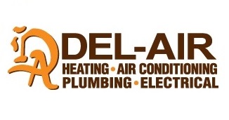 DelAir Logo Heating AC Plumbing Electrical 2021 Proud Partners