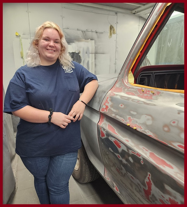 B DiFrederico Auto Collision Photo LTC Auto Collision Student Selected for Scholarship