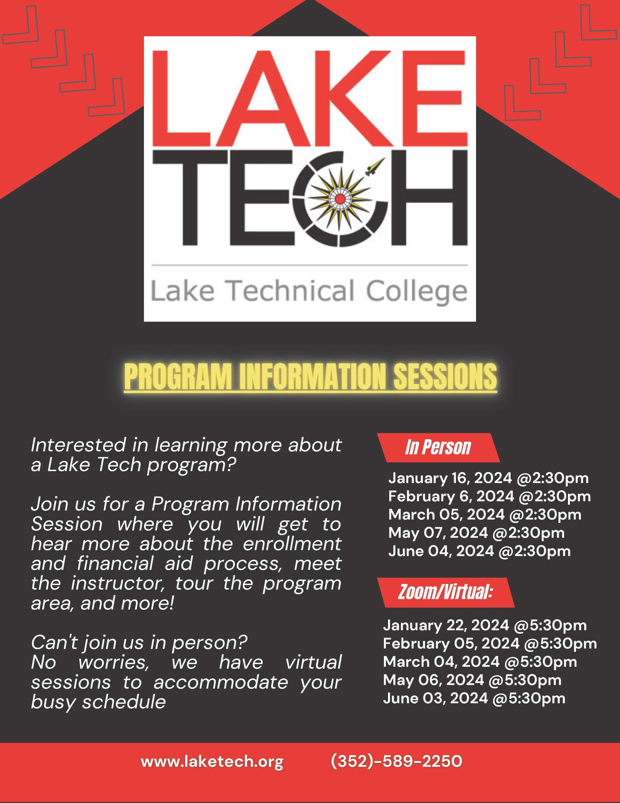 2024 Spring Information Session PDF Flyer scaled Spring Program Information Sessions starting in January