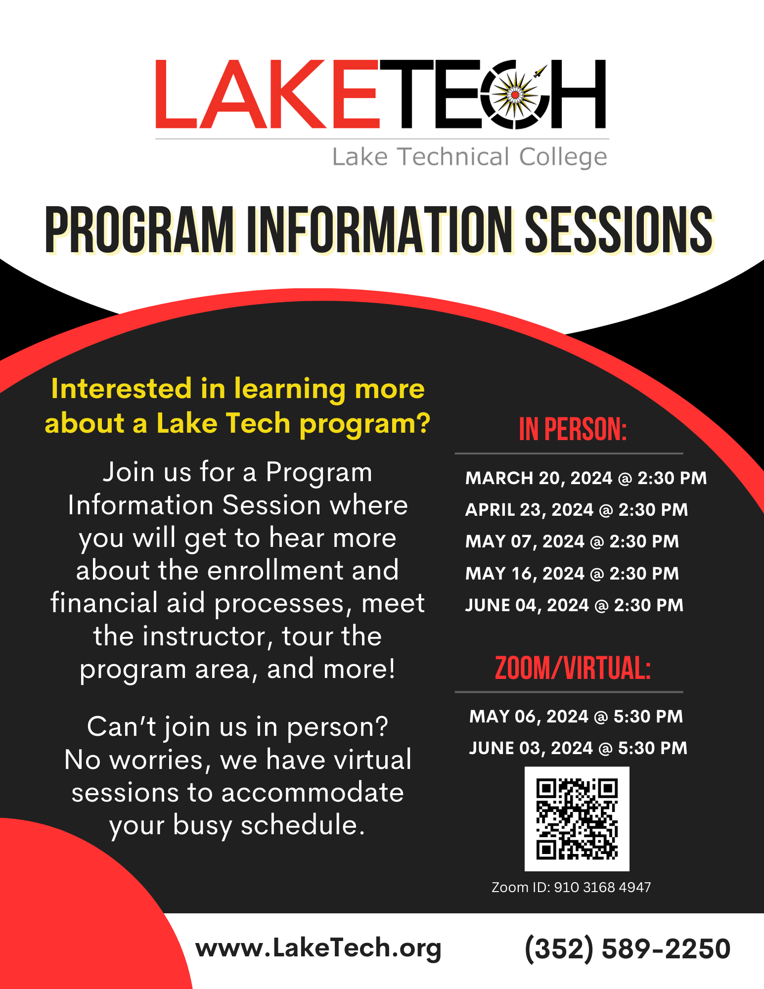 Program Information Flyer 23.24 new Check out our Spring Program Information Sessions!